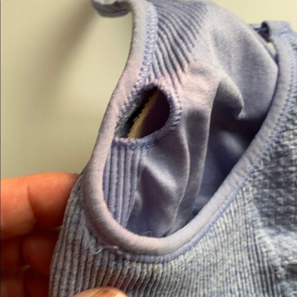 Old Navy Light Blue Bra Tank Size Small - Picture 3 of 5